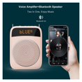 thumbnail image 3 of Portable 15W Speech Amplifier Wired Microphone Audio Compatible Speaker Teacher Instructor Guide ,No Screeching Distortion, 3 of 7
