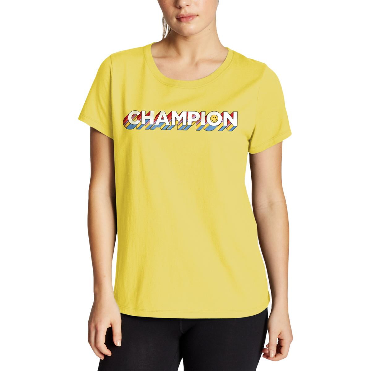 Champion t best sale shirt rainbow logo