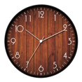thumbnail image 2 of Reloj de pared , relojes colgantes silenciosos de sin tictac, números árabes, con pis, decoración para habitación, oficina perfecl reloj de pared de la sala de estar, 2 of 7