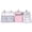 3PCS-A, variant on Baby Stroller Organizer Bag Bedside Caddy Diaper Storage Bin Hanging Storage Bag for Baby Bed/Baby Cart