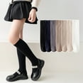 thumbnail image 5 of Esaierr 3-12 Years Old Girls 2 Pairs Outer Wear Socks,Spring Fall Solid Color Thigh High Socks,Thigh Socks High Knee High Socks for Baby Toddler, 5 of 6