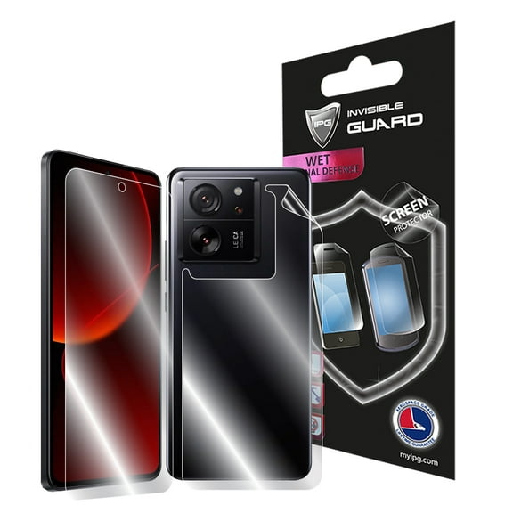 IPG for Xiaomi 13T - 13T Pro FULL BODY Hydrogel Protector Invisible Touch Screen Sensitive Ultra HD Clear Film Anti Scratch Skin Guard - Smooth/Self-Healing/Bubble -Free Screen & Back