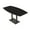 Black Cypress w/Matte Black Base, variant on Boat Bistro Height Meeting Table Double Metal Base 46x72 Bar Table