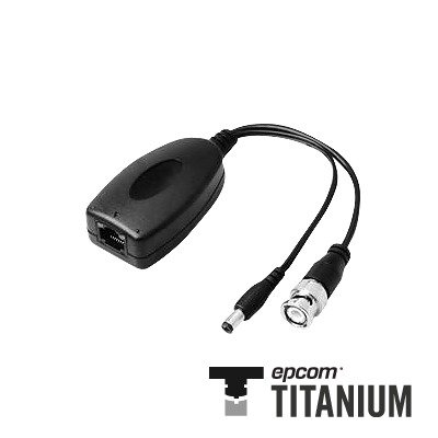 Video + Poder: 300 m. Transmisor pasivo de video + alimentación de 1 canal 12Vcd, 1A EPCOM TITANIUM TT-HDMI-5M