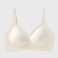 thumbnail image 2 of Daiosportswear Seamless Wireless Bra for Women Comfort Adjustable Strap Camisoles No Underwire Full Coverage Everyday Bras White XL(XL), 2 of 5