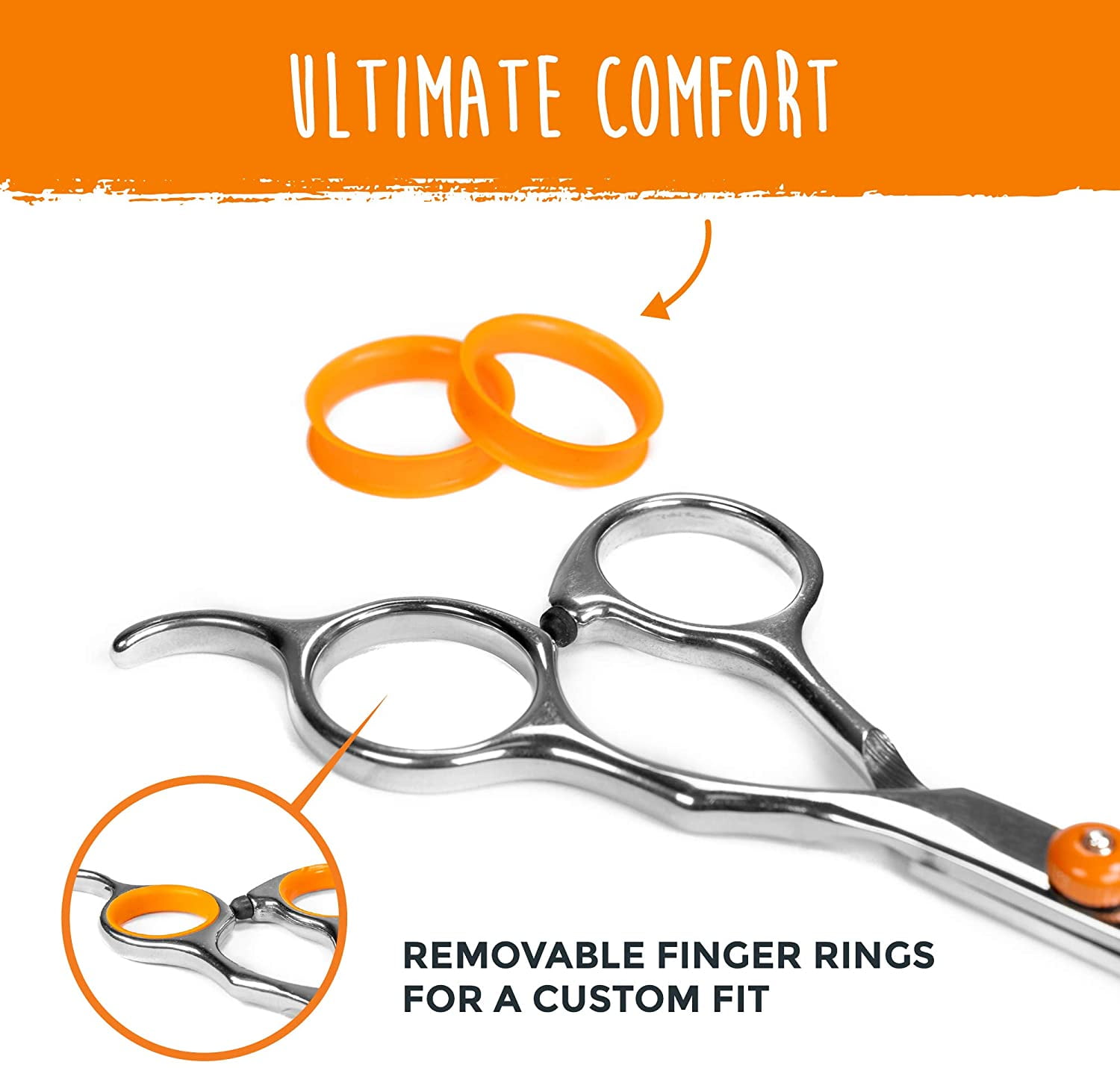 Buy Mighty Paw Professional Dog Grooming Shears 2 Pack Pet Hair Cutting