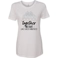 thumbnail image 3 of Inktastic Together, We Fight Lung Cancer Awareness Women's T-Shirt, 3 of 5