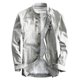 thumbnail image 2 of pstuiky Camisas suaves de manga larga para hombre, Camisa deportiva de manga corta con solapa y cremallera a rayas para hombre salir tops xxxl, 2 of 3