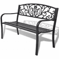 thumbnail image 5 of Anself Garden Bench Black Cast Iron, 5 of 5