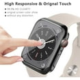 thumbnail image 3 of ZUKKASHAN 2 Pack Screen Protector Compatible with Apple Watch Case 44mm，Soft TPU Case Full Protection HD Clear Cover for Apple Watch Series 6 Se 5 4 44mm, 3 of 5