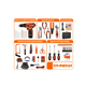 thumbnail image 4 of Kit De Herramientas Con Inalámbricos Taladro Eléctrico 229pcs, 4 of 5