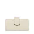 thumbnail image 2 of Time and Tru Women's Alexandra Slim Wallet, Solid Cream, 2 of 4