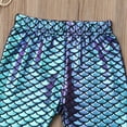 thumbnail image 4 of Jkerther Baby Girls Mermaid Fish Scale Leggings Stretchy Pencil Pants Trousers, 4 of 5