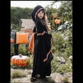 thumbnail image 6 of EnJoCho Girls 𝖬edieval 𝖱enaissance Princess Dress - Hooded Robe Dress for Halloween, Cos-play & Par𝗍y Dress-Up, 6 of 9