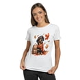 thumbnail image 2 of Welcome Fall Dachshund Enjoys School Time Autumn Fall Leaves Shirt T-shirt Unisex Merch Wiener Dog Lover Gifts Idea - 02013, 2 of 6