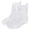 thumbnail image 1 of Unique Bargains Couvre-Chaussures Imperméables en Silicone Réutilisables et Pliables 25x20,5 cm, Surchaussures Imperméables, Blanc, 1 of 7