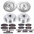thumbnail image 3 of PowerStop Front and Rear Z23 Evolution Sport Carbon-Fiber Ceramic Brake Pad and Drilled & Slotted Rotor Kit Fits: LEXUS TOYOTA Select Models K5828, 3 of 10