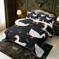 thumbnail image 3 of Manfei Watercolor Mallard Duck Twin Quilt Set,Realistic Waterfowl Twin Coverlet Set,2-Piece,1 Bedspread and 1 Pillowcase, 3 of 7
