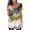 Brown, variant on Fesfesfes Women Graphic Tshirt Womens Casual Tops V- Neck Hide Belly Short Sleeve T-Shirts Cute Flowy Tunic Blouses 10(XL)