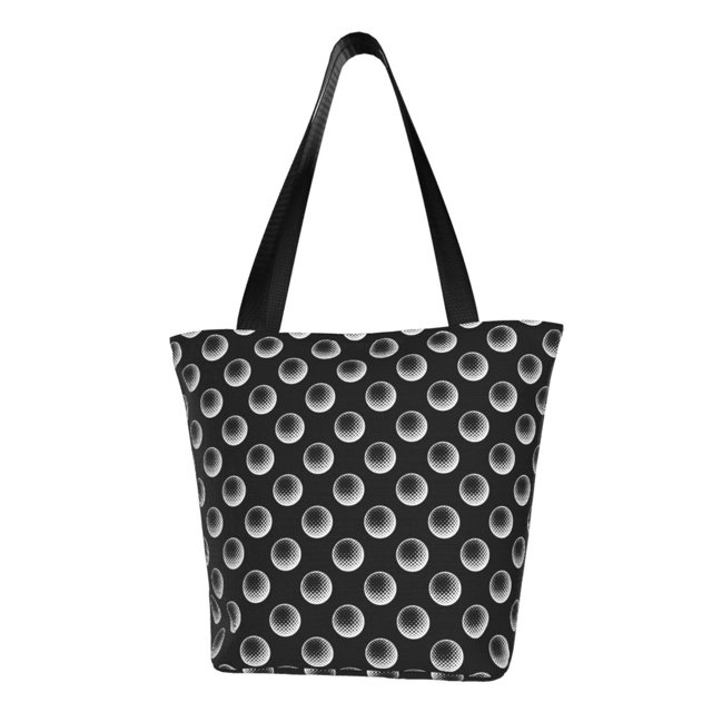 Fotbe Golf Balls Bolsa de Playa con Estampado, Bolsa de Hombro, Bolsa de Mano Espaciosa, Bolsa de Viaje Ligera, Bolsa de Compras Versátil