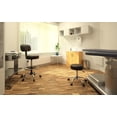 thumbnail image 4 of Boss Office Products Vinyl Mid-Back Medical/Drafting Stool in Black, 4 of 9