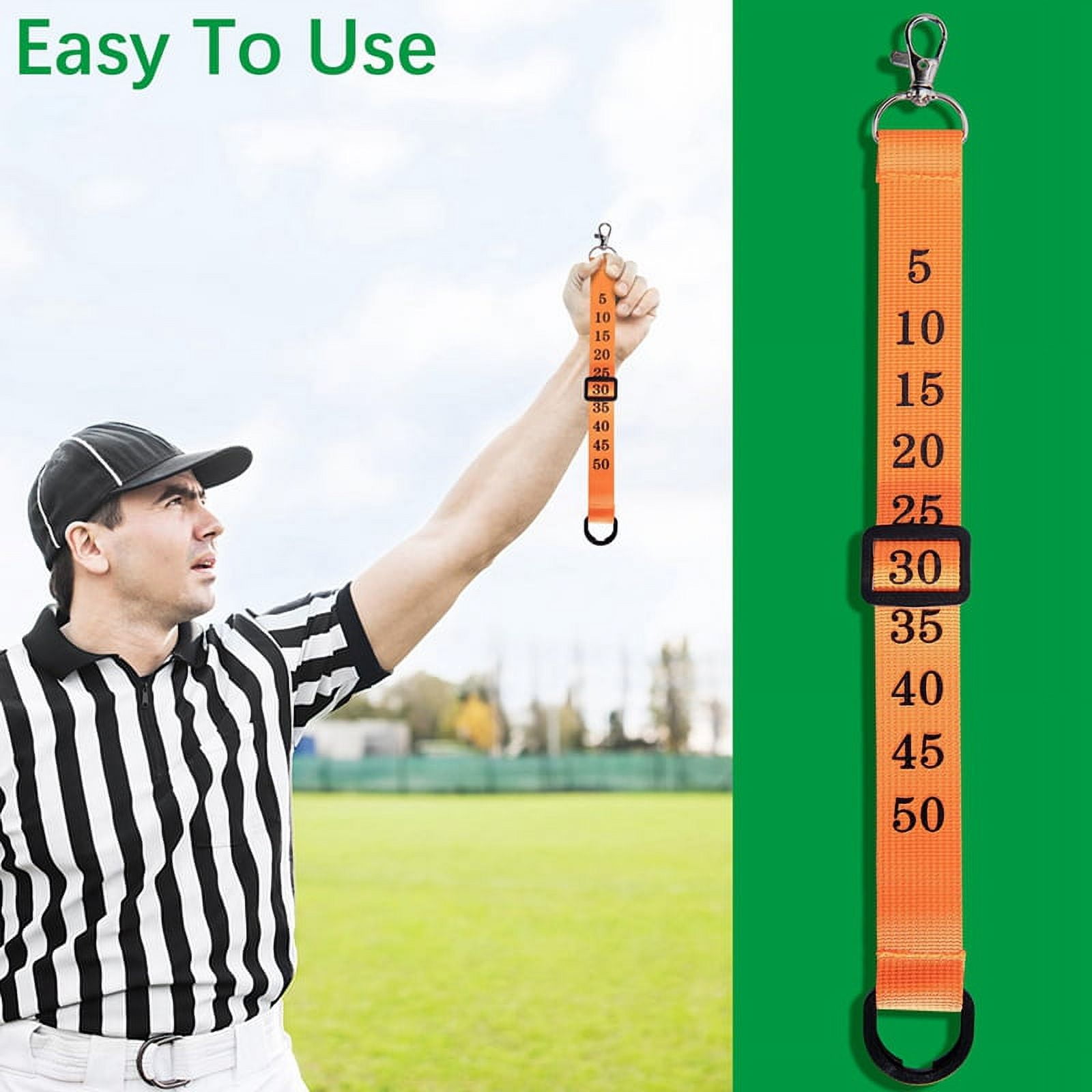 Football Measurement Tool 2pcs & Wristbands Set - Premium Polyester ...