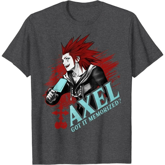 Kingdom Hearts Axel Got It Memorized DTG Print Unisex T-Shirt