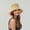Khaki, variant on Crochet Knit Bucket Hat with Openwork Floral Pattern and Rolled Brim for Lightweight Summer Style - Khaki