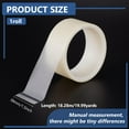 thumbnail image 2 of 1 Roll 20 Yards Clear Book Repair Tape 38mm/1.5 Inch Wide Adhesive Stretchable Binding Tape Archival Book Repair Tape for Book Binding Repair Library Supplies, 2 of 6