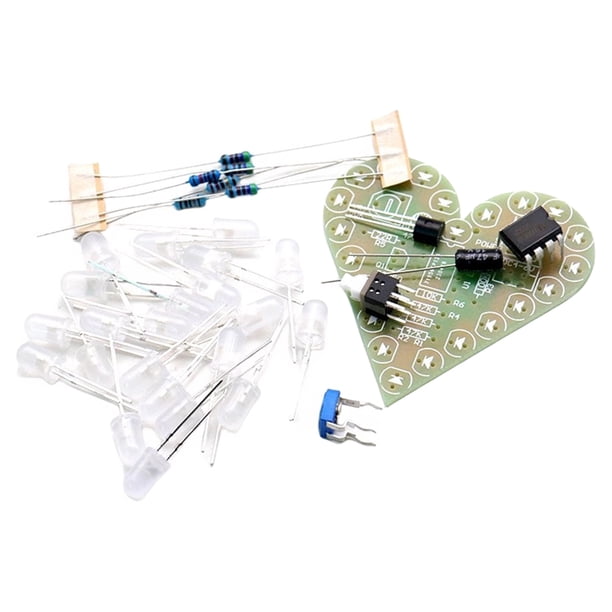 Módulo LED DIY DC 4V-6V Rojo Blanco Azul Verde Producción Electrónica para Aprendizaje