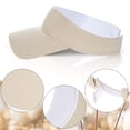 thumbnail image 4 of Minzimin Sport Sun Visor Hats for Women Men, Adjustable Cotton Ball Caps Sun Caps for Golf, Running, and Outdoor Activities, 4 of 7