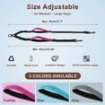 thumbnail image 2 of Unique Bargains Double Dog Leash No Tangle Dual Leash for Two Dogs with Adjustable Long Rope and Dual Control Handles Design for Training Pets Rose Red, 2 of 7
