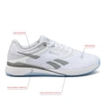 thumbnail image 2 of Zapatillas Reebok Nano X5 para Mujer, Entrenamiento Cruzado, Blancas, Talla 10.5, 2 of 6