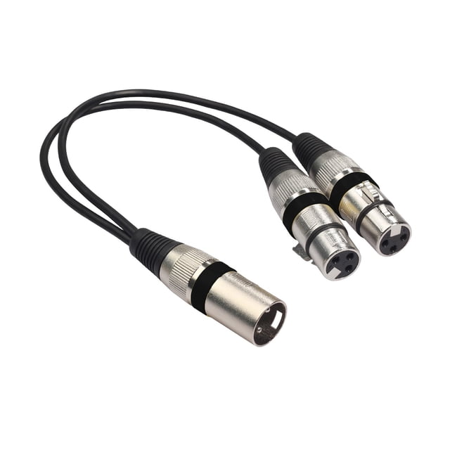 Outil Électrique Câble Audio 30 cm Anti-Enroulement Transmission Équilibrée Alliage 2 en 1 Rallonge Audio Mâle vers Femelle pour Console Audio Perceuse Sans Fil, Tournevis Électrique, Meuleuse d'Angle, Outil Rotatif, Bricolage Powe