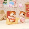 thumbnail image 2 of Calico Critters Maple Cat Twins, Set of 2 Collectible Doll Figures with Pushcart Accessory, 2 of 4