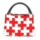 thumbnail image 1 of Fotbe Red Cross 1 Bolsa Térmica Portátil con Estampado, Bolsa de Entrega de Alimentos Aislada, Bolsa Reutilizable de Gran Capacidad para Comidas y Supermercado, 1 of 6