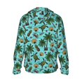 thumbnail image 2 of Picia Pineapple Sea Turtle Women's Men's UPF 50+ Sun Protection Hoodie Shirt Long Sleeve SPF Fishing Outdoor UV Hiking Lightweight Shirts-XX-Large, 2 of 9