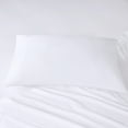thumbnail image 6 of Comfort Classics Solid Print Polyester 1000 Thread Count Sheet Set, Queen, White, 6 of 8