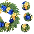 thumbnail image 3 of Yhmxh Home Decor Artificial Olive Branch Wreath A Green Wreath For Spring And Summer Suitable For Front Doors And -style Indoor And Outdoor Home Welcome Home Decorations Spring Decor, 3 of 5