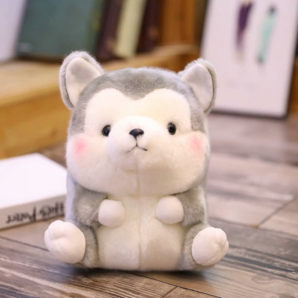 Juguete de peluche de Panda de bambú con forma de bola redonda súper lindo, animales de dibujos animados de peluche de alta calidad, muñeca de gato negro, juguetes de postre de hámster