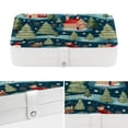 thumbnail image 4 of Christmas Portable PU Leather Jewelry Organizer Box with Removable Compartment, 4 of 6
