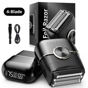 Nogroa 4-Blade Foil Electric Shaver for Men