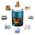 thumbnail image 6 of Easygdp Spooky Halloween Large Dirty Clothes Hamper, Lightweight Storage Basket, Household Laundry Bag with Handle -, 6 of 8