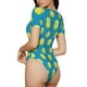 thumbnail image 2 of Fotbe Ball Tennis Body de Mujer con Cuello Redondo y Mangas Cortas, Sin Mangas Ajustado, Suave, Cómodo y Básico-X-Large, 2 of 7