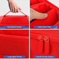 thumbnail image 3 of Carrying Case for Switch 2， Portable Travel Bag Large Capacity Nylon Bag Waterproof Dustproof Scratch Resistant Switch 2 Accessories Storage Case, 3 of 5