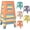 18.8" Height - Colorful, variant on ICEEIF 5 Pack Stackable Classroom Stools, 18.8" Height Colorful Nesting Plastic Stools, Portable Backless Flexible Seating for Classroom, School, Office, Library and Home
