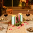 thumbnail image 6 of Iauyy Flameless Candles Battery Operated LED Pillar Candles with Remote and Timer, Red and Green Set of 2 （M), 6 of 8