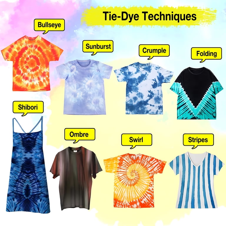 CandWuom Tie Dye Kit, 32 Vibrant Colors, 231-Piece Set photo 8