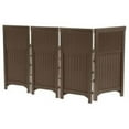 thumbnail image 1 of Suncast FSW4423 Backyard and Garden Patio Rust-Resistant Screen Gate/Fence, Java, 1 of 6