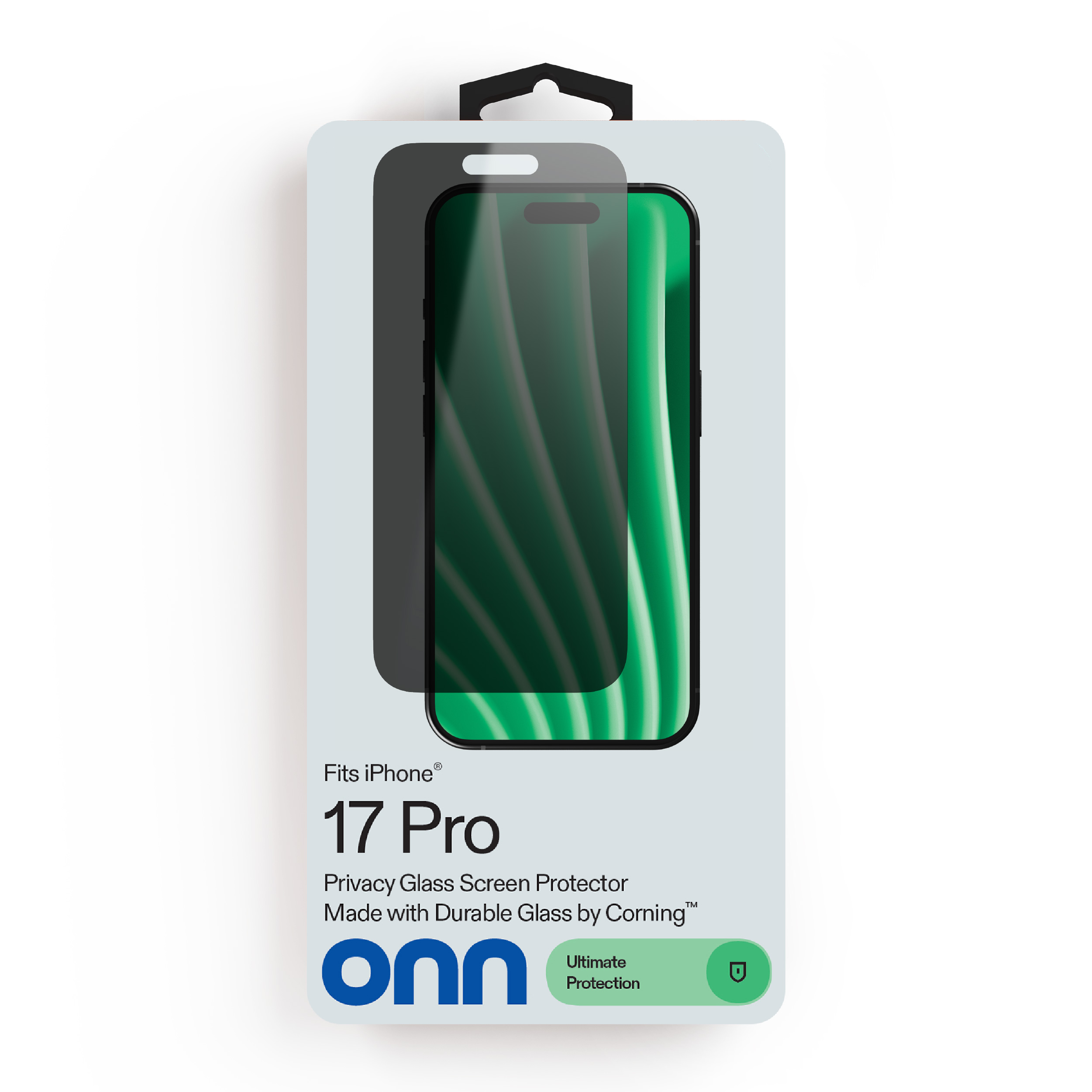onn Privacy Glass Screen Protector for iPhone 17 Pro photo 2
